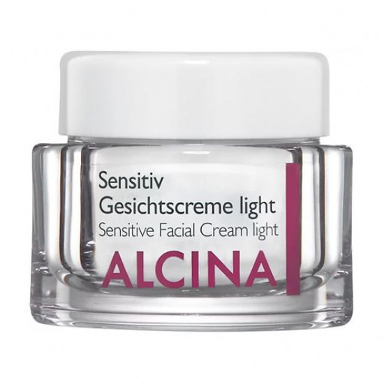 Cream for sensitive face skin of Alcina Sensitive Facial Cream Light, 50 ml Cream for sensitive face skin of Alcina Sensitive Facial Cream Light, 50 ml