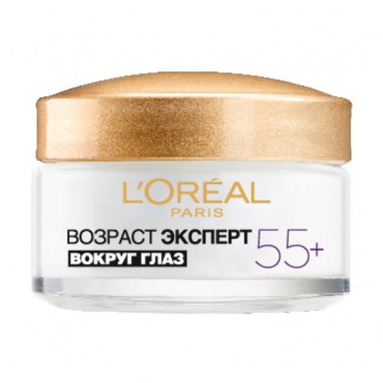 Крем для кожи вокруг глаз L'Oreal Paris Возраст эксперт, против морщин, восстанавливающий, 55+, 15 мл
Крем для кожи вокруг глаз L'Oreal Paris Возраст эксперт, против морщин, восстанавливающий, 55+, 15 мл