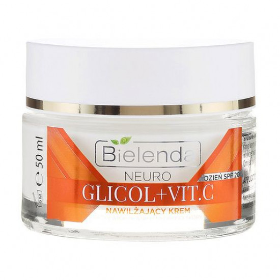 Cream for the person Bielenda NEURO GLICOL + VIT C The Moistening Activator of Gloss and Youth of Skin of SPF 20 of Day, 50 Ml Cream for the person Bielenda NEURO GLICOL + VIT C The Moistening Activator of Gloss and Youth of Skin of SPF 20 of Day, 50 Ml