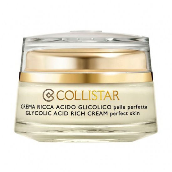 Cream for the person COLLISTAR Pure Actives Glycolic Acid Rich Cream with glycolic acid, saturated, 50 ml Cream for the person COLLISTAR Pure Actives Glycolic Acid Rich Cream with glycolic acid, saturated, 50 ml