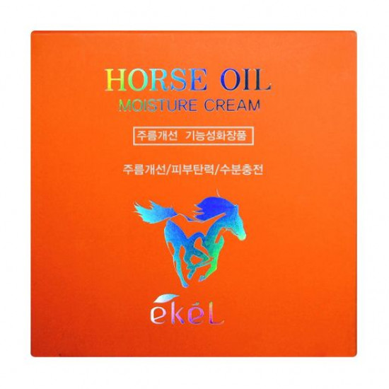 Cream for the person Ekel Horse Oil Moisture Cream Moisturizing, with horse fat, 100 g Cream for the person Ekel Horse Oil Moisture Cream Moisturizing, with horse fat, 100 g