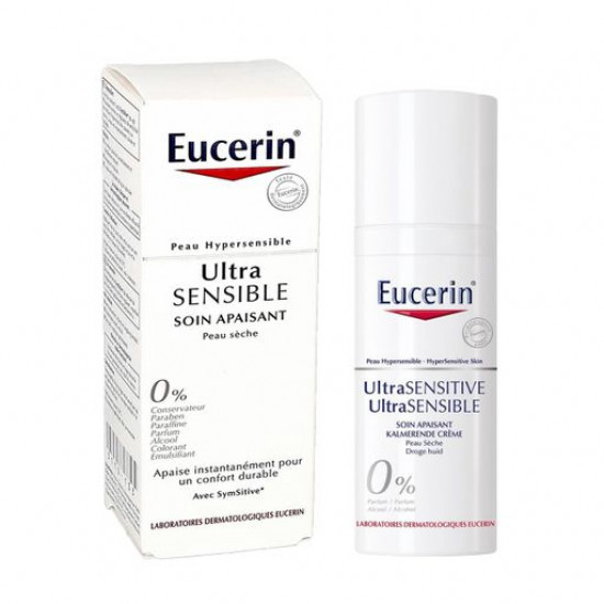 Cream for the person Eucerin Ultra Sensible Soin Apaisant Peau Seche for dry and sensitive skin, 50 ml Cream for the person Eucerin Ultra Sensible Soin Apaisant Peau Seche for dry and sensitive skin, 50 ml