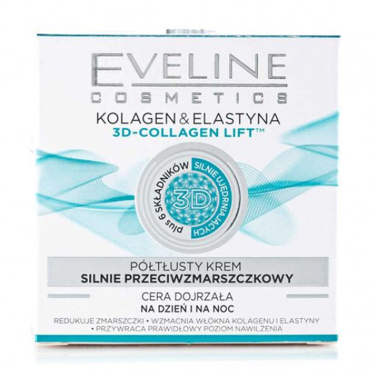 Крем для лица Eveline Cosmetics Коллаген & Эластин, полужирный, активное омоложение, для зрелой кожи, 50 мл
Крем для лица Eveline Cosmetics Коллаген & Эластин, полужирный, активное омоложение, для зрелой кожи, 50 мл