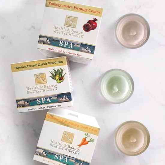 Cream for the person Health And Beauty Pomegranates Firming Cream SPF 15 on the basis of pomegranate, for increase in elasticity, 50 ml Cream for the person Health And Beauty Pomegranates Firming Cream SPF 15 on the basis of pomegranate, for increase in elasticity, 50 ml