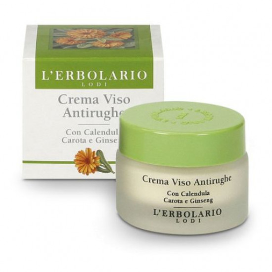 Крем для лица L'Erbolario Crema Viso Antirughe Con Calendula, Carota e Ginseng от морщин на основе календулы, моркови и женьшеня, 30 мл
Крем для лица L'Erbolario Crema Viso Antirughe Con Calendula, Carota e Ginseng от морщин на основе календулы, моркови и женьшеня, 30 мл
