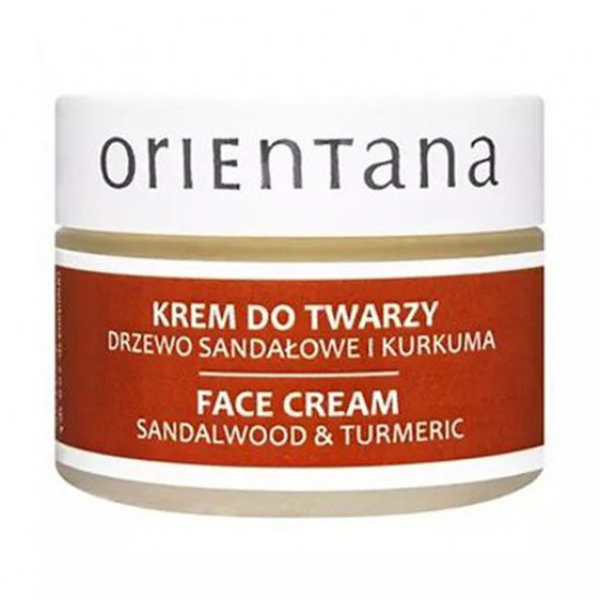 Cream for the person Orientana Face Cream Sandalwood & Turmeric Sandalwood and a turmeric, 50 ml Cream for the person Orientana Face Cream Sandalwood & Turmeric Sandalwood and a turmeric, 50 ml