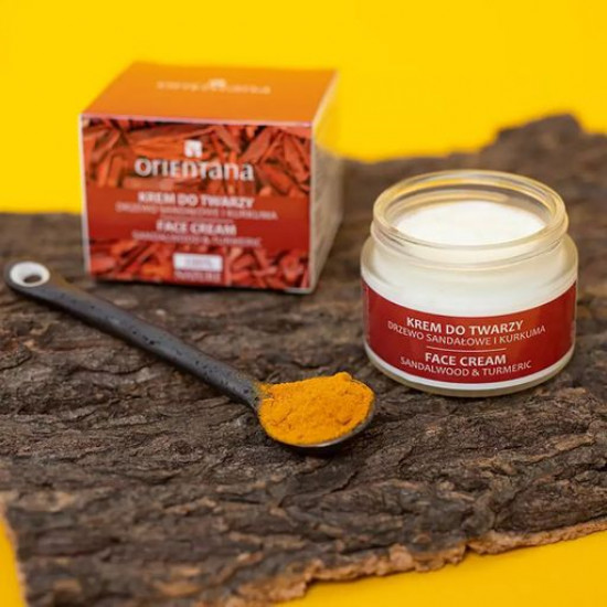 Cream for the person Orientana Face Cream Sandalwood & Turmeric Sandalwood and a turmeric, 50 ml Cream for the person Orientana Face Cream Sandalwood & Turmeric Sandalwood and a turmeric, 50 ml