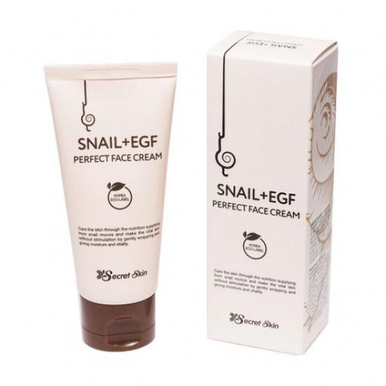 Крем для обличчя з муцином равлики Secret Skin Snail + EGF Perfect Face Cream, 50 г Крем для обличчя з муцином равлики Secret Skin Snail + EGF Perfect Face Cream, 50 г