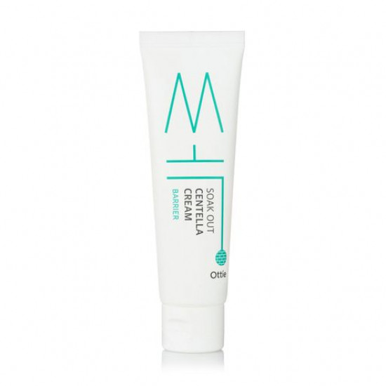 Cream for problem skin of the person Ottie Soak Out Centella Cream Barrier with extract of a tsentella, 50 ml Cream for problem skin of the person Ottie Soak Out Centella Cream Barrier with extract of a tsentella, 50 ml