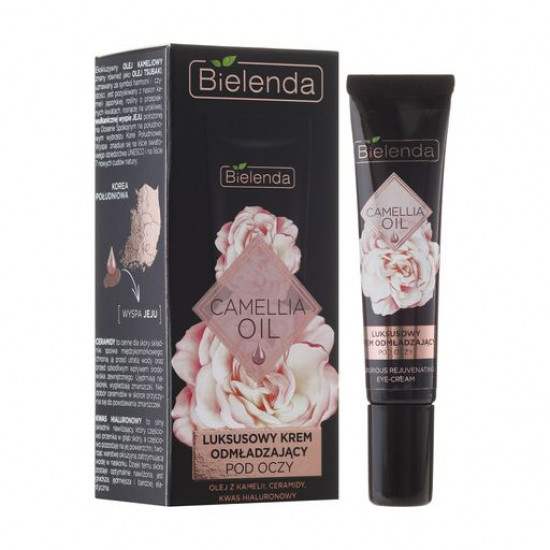 Cream around eyes of Bielenda CAMELLIA OIL rejuvenating, 15 ml Cream around eyes of Bielenda CAMELLIA OIL rejuvenating, 15 ml