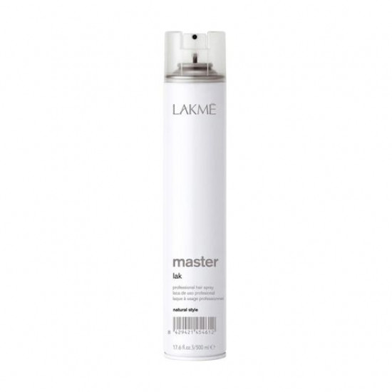 Lakme Master LAK Professional Hair Spray hairspray of natural fixing, 500 ml Lakme Master LAK Professional Hair Spray hairspray of natural fixing, 500 ml