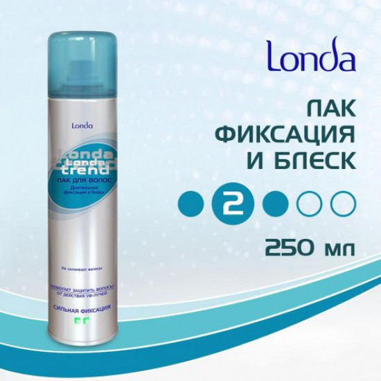 LondaTrend hairspray of strong fixing Fixing and gloss, 250 ml LondaTrend hairspray of strong fixing Fixing and gloss, 250 ml