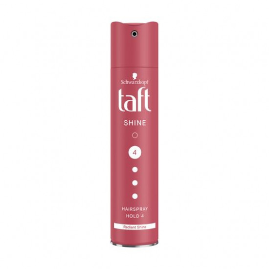 Hairspray Taft Sverkhsiln's Gloss fixing 4, 250 ml Hairspray Taft Sverkhsiln's Gloss fixing 4, 250 ml