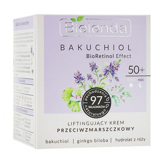 Лифтинг-крем для лица Bielenda Bakuchiol BioRetinol Lifting Cream, 50 мл
Лифтинг-крем для лица Bielenda Bakuchiol BioRetinol Lifting Cream, 50 мл