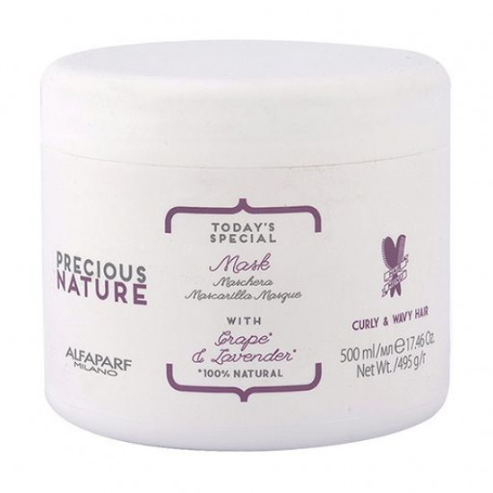 Маска Alfaparf Precious Nature Curly & Wavy Hair Mask для кучерявого волосся, 500 мл Маска Alfaparf Precious Nature Curly & Wavy Hair Mask для кучерявого волосся, 500 мл