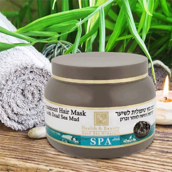 Маска Health And Beauty Treatment Hair Mask With Dead Sea Mud для сухого та пошкодженого волосся, з брудом Мертвого моря, 250 мл Маска Health And Beauty Treatment Hair Mask With Dead Sea Mud для сухого та пошкодженого волосся, з брудом Мертвого моря, 250 мл