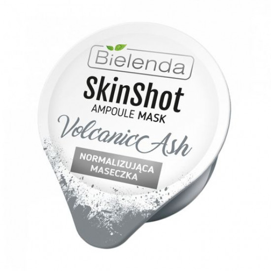 Маска для обличчя Bielenda Skin shot нормалізуюча, вулканічний попіл, 8 г Маска для обличчя Bielenda Skin shot нормалізуюча, вулканічний попіл, 8 г