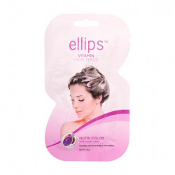 Маска для волосся Ellips Vitamin Hair Mask Nutri Color Сяйво кольору, 20 г