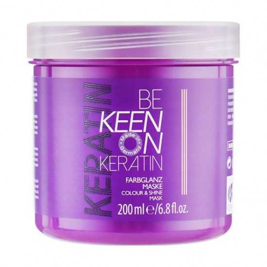 Маска для волос Keen Keratin Colour & Shine Mask Стойкость цвета, с кератином, 200 мл
Маска для волос Keen Keratin Colour & Shine Mask Стойкость цвета, с кератином, 200 мл