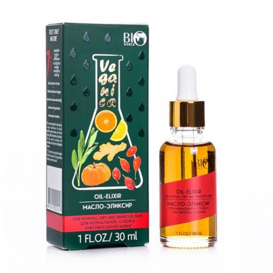 Масло-эликсир для лица Bio World Botanica для нормальной, сухой и чувствительной кожи, 30 мл
Масло-эликсир для лица Bio World Botanica для нормальной, сухой и чувствительной кожи, 30 мл