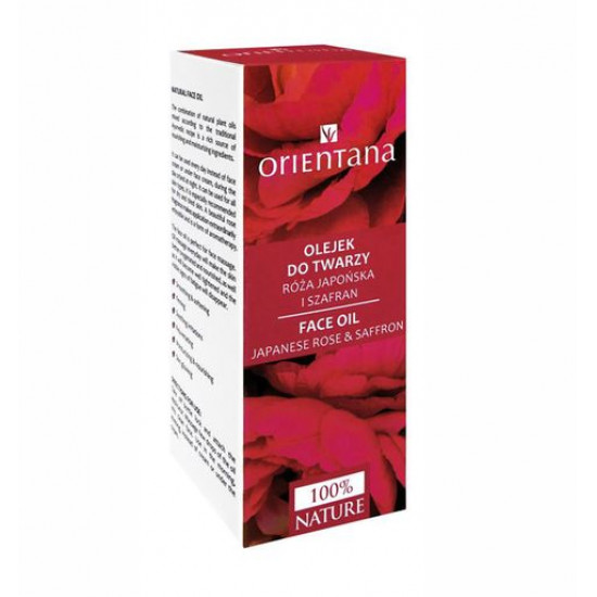 Олія для обличчя Orientana Face Oil Japanese Rose & Saffron Японська троянда та шафран, 55 мл Олія для обличчя Orientana Face Oil Japanese Rose & Saffron Японська троянда та шафран, 55 мл