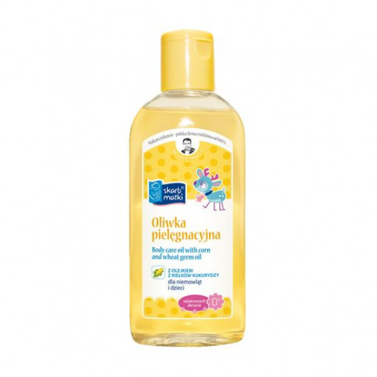 Масло для ухода за младенцами и детьми Skarb Matki Body Care Oil с маслом кукурузных зародышей, 200 мл
Масло для ухода за младенцами и детьми Skarb Matki Body Care Oil с маслом кукурузных зародышей, 200 мл