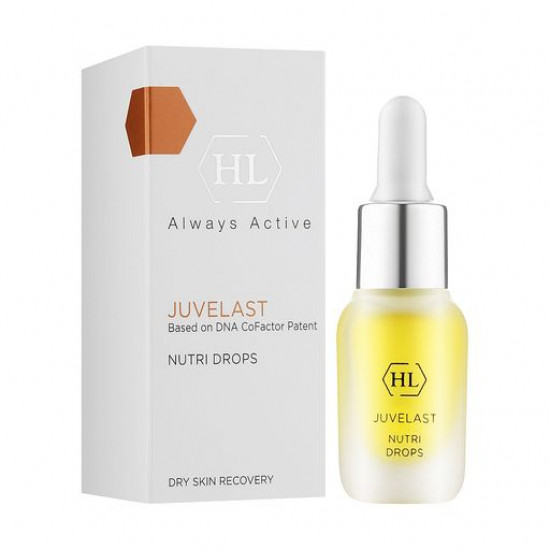 Oil concentrate for the person Holy Land Cosmetics Juvelast Nutri Drops, 15 ml Oil concentrate for the person Holy Land Cosmetics Juvelast Nutri Drops, 15 ml