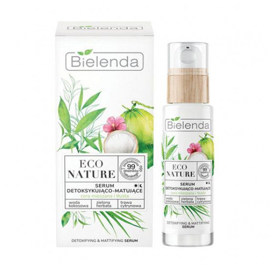 Матирующая сыворотка для лица Bielenda Eco Nature Face Serum с эффектом детоксикации, 30 мл
Матирующая сыворотка для лица Bielenda Eco Nature Face Serum с эффектом детоксикации, 30 мл