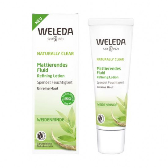 The matting fluid for the person Weleda Naturally Clear Refining Lotion for the combined and oily skin, 30 ml The matting fluid for the person Weleda Naturally Clear Refining Lotion for the combined and oily skin, 30 ml