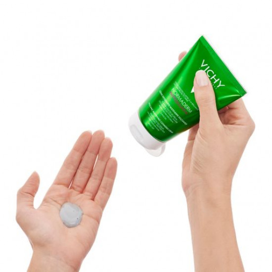 The matting Vichy Normaderm Phytosolution Mattifying Cleansing Cream cream-gel for clarification and reduction of a greasy luster of face skin, 125 ml The matting Vichy Normaderm Phytosolution Mattifying Cleansing Cream cream-gel for clarification and reduction of a greasy luster of face skin, 125 ml