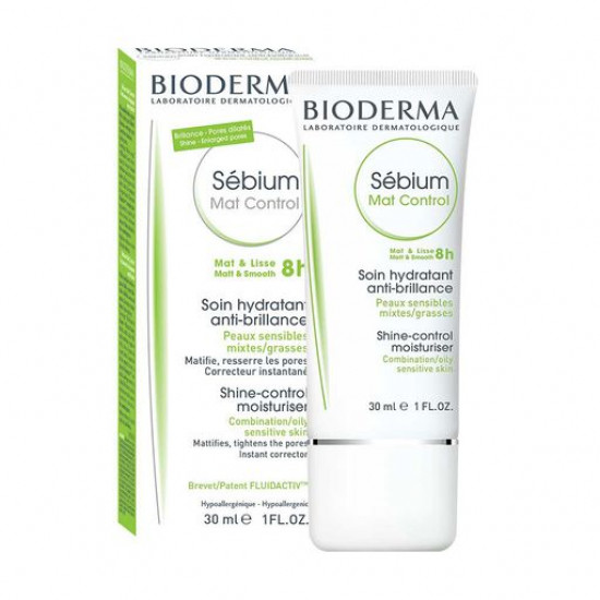 Матирующий крем для лица Bioderma Sebium Mat Control, 30 мл
Матирующий крем для лица Bioderma Sebium Mat Control, 30 мл