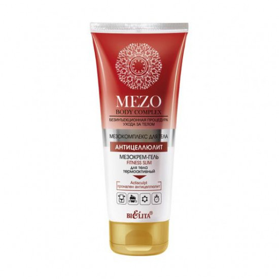 Mesocream-gel for a body of Belita Mezo Body Complex of thermoactive, 200 ml Mesocream-gel for a body of Belita Mezo Body Complex of thermoactive, 200 ml