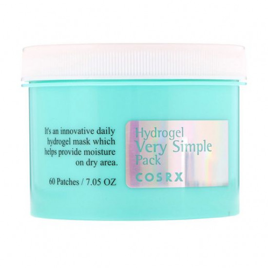 Multipurpose hydrogel patches of COSRX Hydrogel Very Simple Pack for deep moisturizing of skin, 60 pieces Multipurpose hydrogel patches of COSRX Hydrogel Very Simple Pack for deep moisturizing of skin, 60 pieces