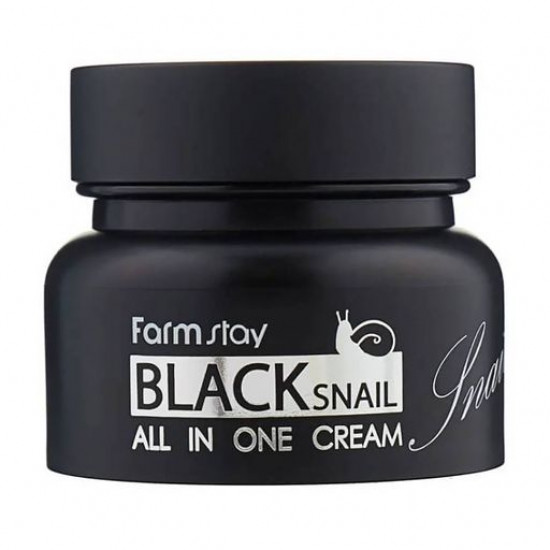 Multipurpose cream for the person FarmStay All-In-One Black Snail Cream with mutsiny a black snail, 100 ml Multipurpose cream for the person FarmStay All-In-One Black Snail Cream with mutsiny a black snail, 100 ml