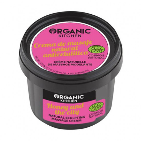 The modeling massage Organic Kitchen Honey And City Cream body cream, 100 ml The modeling massage Organic Kitchen Honey And City Cream body cream, 100 ml