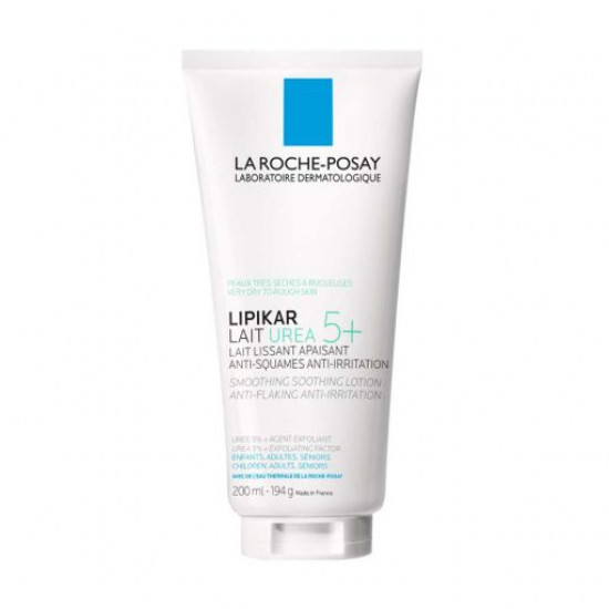 Milk for a body of La Roche-Posay Lipikar Lait Urea 5+, for very dry, rough and shelled skin, 200 ml Milk for a body of La Roche-Posay Lipikar Lait Urea 5+, for very dry, rough and shelled skin, 200 ml