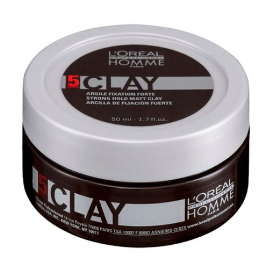 Мужская матовая глина для укладки волос L'Oreal Professionnel Homme Clay Strong Hold Matt Clay, 50 мл
Мужская матовая глина для укладки волос L'Oreal Professionnel Homme Clay Strong Hold Matt Clay, 50 мл