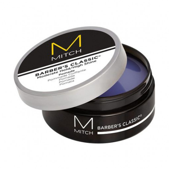 Мужская помада для укладки волос Paul Mitchell Mitch Barber's Classic Moderate Hold/High Shine Pomade, 85 г
Мужская помада для укладки волос Paul Mitchell Mitch Barber's Classic Moderate Hold/High Shine Pomade, 85 г