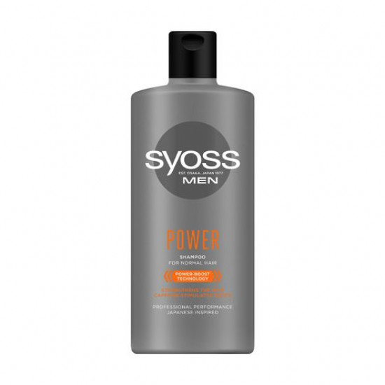Мужской шампунь Syoss Men Power Shampoo, для нормальных волос, 440 мл
Мужской шампунь Syoss Men Power Shampoo, для нормальных волос, 440 мл