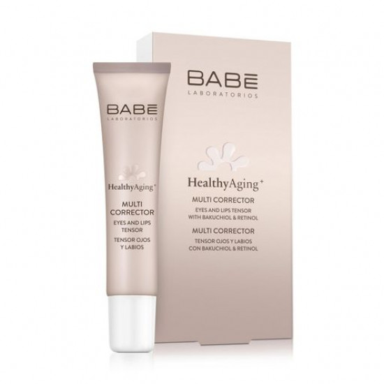 Мульти-коректор для шкіри навколо очей та губ Babe Laboratorios Healthy Aging+ Multi Corrector Eyea and Lips Tensor з антивіковим ефектом, 15 мл Мульти-коректор для шкіри навколо очей та губ Babe Laboratorios Healthy Aging+ Multi Corrector Eyea and Lips Tensor з антивіковим ефектом, 15 мл