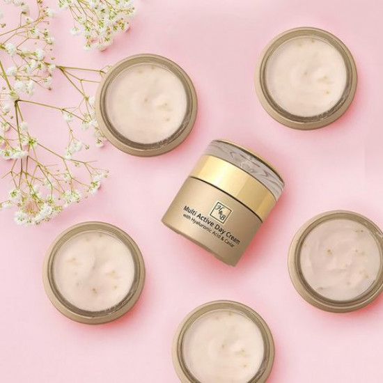 Multiactive day cream for the person Health And Beauty Multi Active Day Cream with hyaluronic acid, 50 ml Multiactive day cream for the person Health And Beauty Multi Active Day Cream with hyaluronic acid, 50 ml