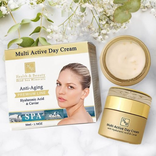 Multiactive day cream for the person Health And Beauty Multi Active Day Cream with hyaluronic acid, 50 ml Multiactive day cream for the person Health And Beauty Multi Active Day Cream with hyaluronic acid, 50 ml