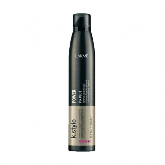 Lakme K.Style Power Fix Plus Xtreme Hold Mousse styling mousse of extra strong fixing, 300 ml Lakme K.Style Power Fix Plus Xtreme Hold Mousse styling mousse of extra strong fixing, 300 ml