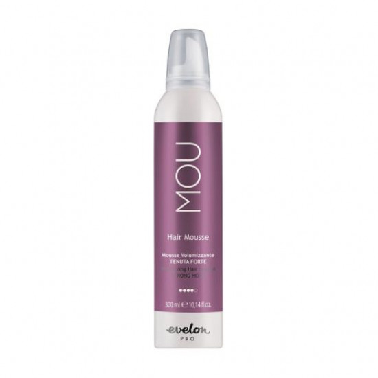 Volume hair mousse Parisienne Evelon Pro Mou Mousse Volumizzante, 300 ml Volume hair mousse Parisienne Evelon Pro Mou Mousse Volumizzante, 300 ml