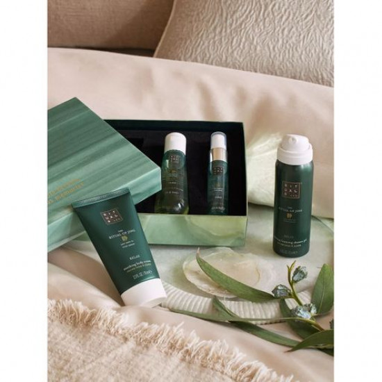 Набор для тела Rituals The Ritual Of Jing Calming Treat Gift (гель для душа, 50 мл + крем для тела, 70 мл + масло, 50 мл + мист для тела, 20 мл)
Набор для тела Rituals The Ritual Of Jing Calming Treat Gift (гель для душа, 50 мл + крем для тела, 70 мл + масло, 50 мл + мист для тела, 20 мл)