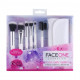 A set of brushes for a make-up of Faceone Cosmetics, 6 pieces + a case A set of brushes for a make-up of Faceone Cosmetics, 6 pieces + a case