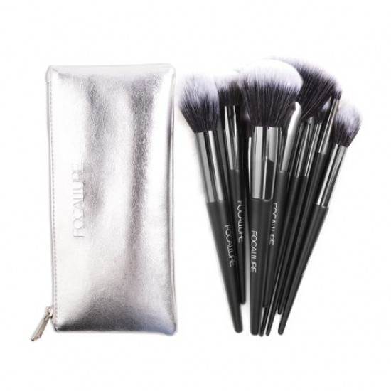 A set of brushes for a make-up of Focallure Brushes Bundle with a make-up bag, 10 pieces A set of brushes for a make-up of Focallure Brushes Bundle with a make-up bag, 10 pieces