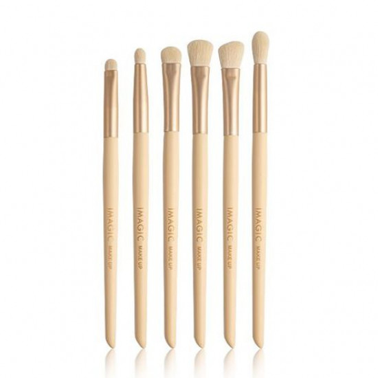 A set of brushes for a make-up of Imagic Eye Makeup Brush Set, 1 Beige, 6 pieces A set of brushes for a make-up of Imagic Eye Makeup Brush Set, 1 Beige, 6 pieces
