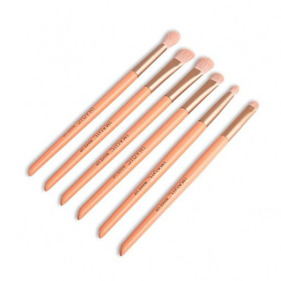 A set of brushes for a make-up of Imagic Eye Makeup Brush Set, 2 Pink, 6 pieces A set of brushes for a make-up of Imagic Eye Makeup Brush Set, 2 Pink, 6 pieces