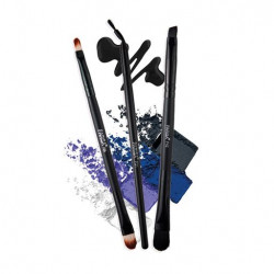 Набор кистей для макияжа глаз Parisa Cosmetics P-103, 3 шт